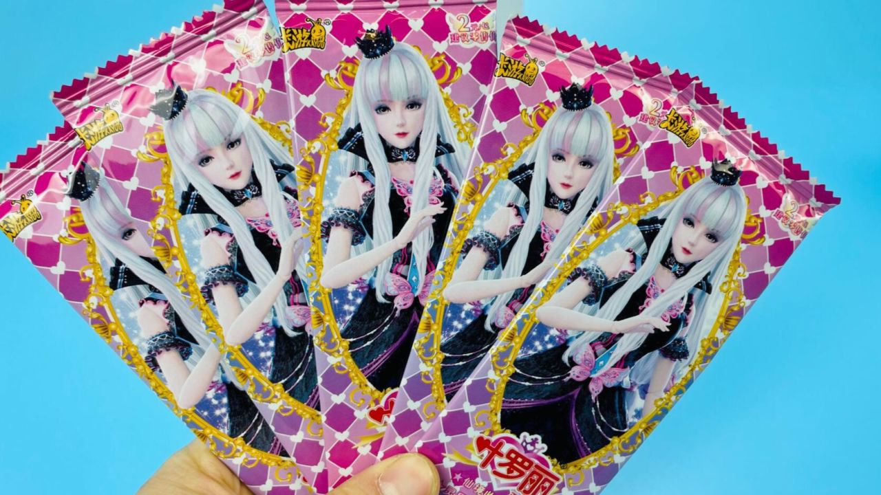 叶罗丽灵犀包第8弹卡片玩具分享,收集稀有mr卡冰公主!