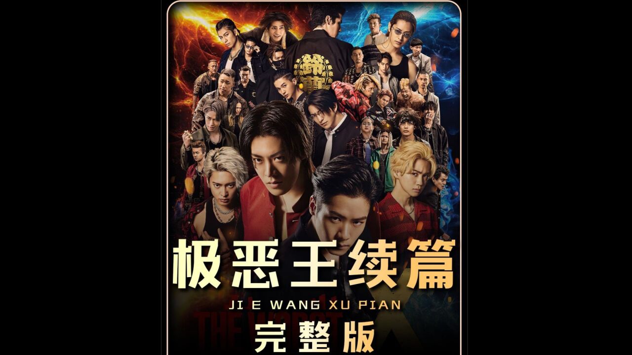 热血系列电影 极恶王续篇震撼来袭 #热血高校  #极恶王x  #新片速递