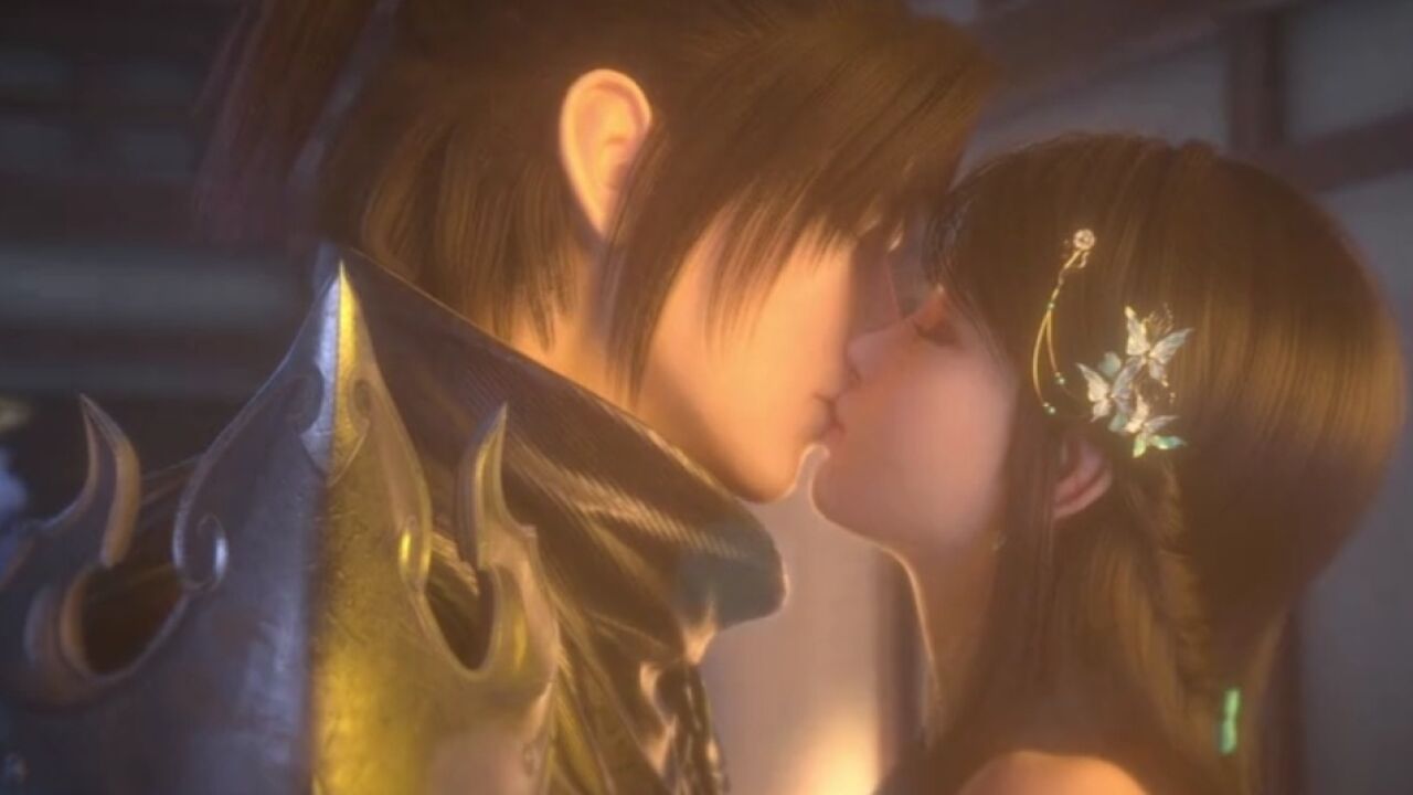 萧炎与萧熏儿甜蜜一吻