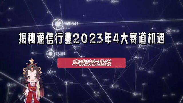 2023年全面注册制落地,芈诗诗揭秘通信行业4大赛道新机遇5G+车联网、工业互联网、网络可视化、AIGC,谁最有前景?