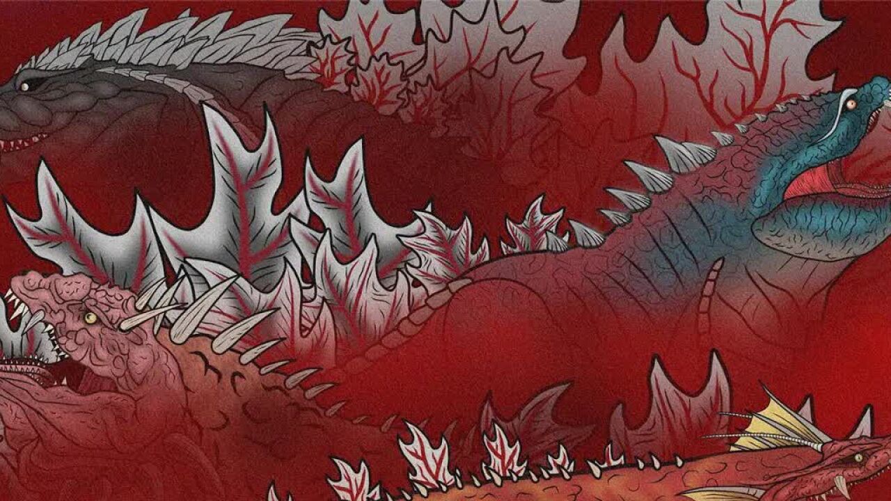 奇点哥斯拉的四个形态转变,谁可以与之匹敌呢