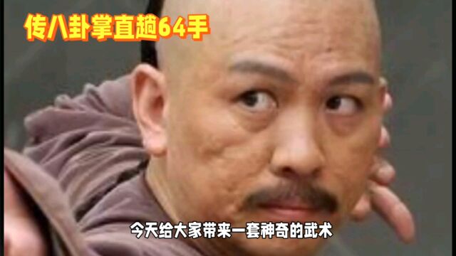 董海川八卦掌直趟64手,身法灵动,招式独特