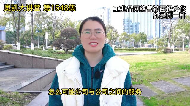 1548 工业品网络营销两极分化你是哪一种