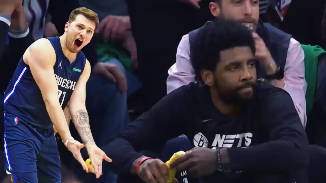 欧文开始封斋了!东契奇看见欧文吃香蕉,心态炸了