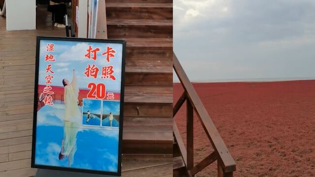 辽宁红海滩景区一观景台被曝单独收20元,景区:由承包商个人修建定价,也有免费观景台