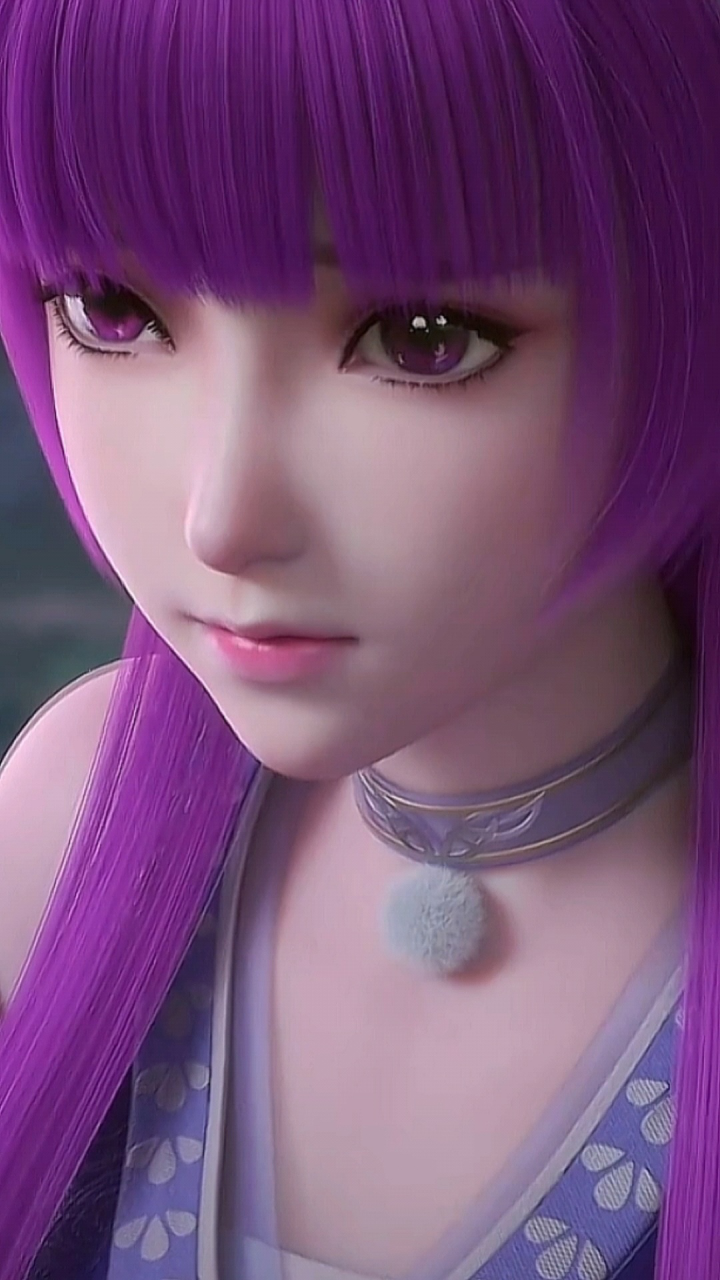 可爱捏～小紫芸 #国漫女神 #这谁顶得住啊 #一