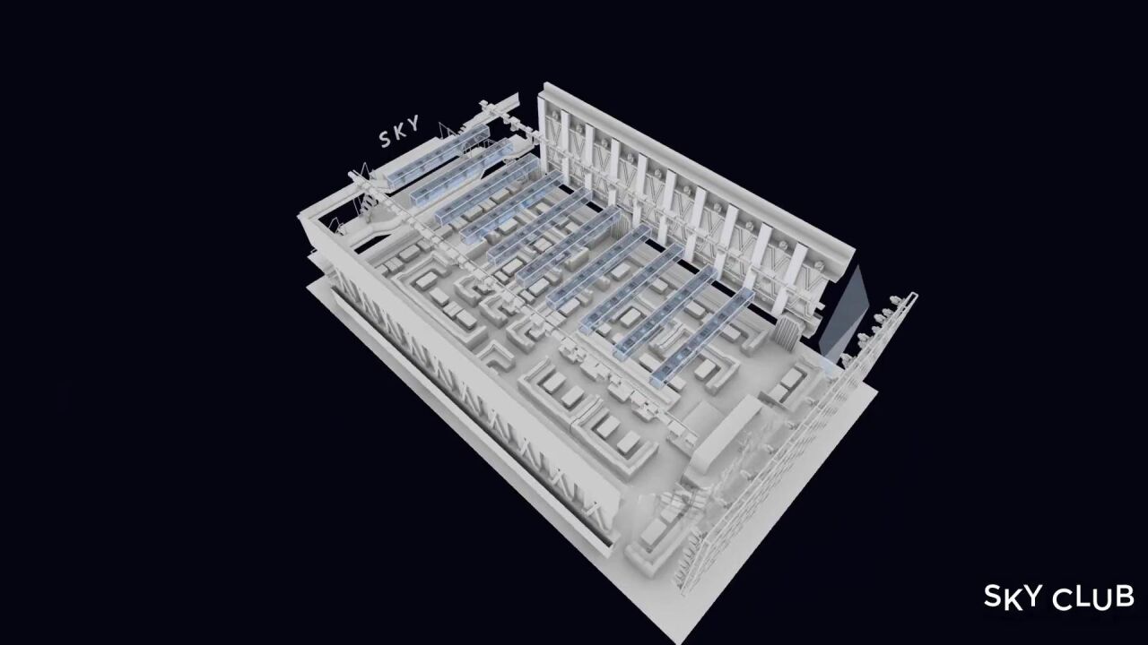 四川乐山sky酒吧舞美设计