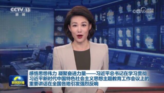 感悟思想伟力 凝聚奋进力量——习近平总书记在学习贯彻习近平新时代中国特色社会主义思想主题教育工作会议上的重要讲话在全国各地引发强烈反响