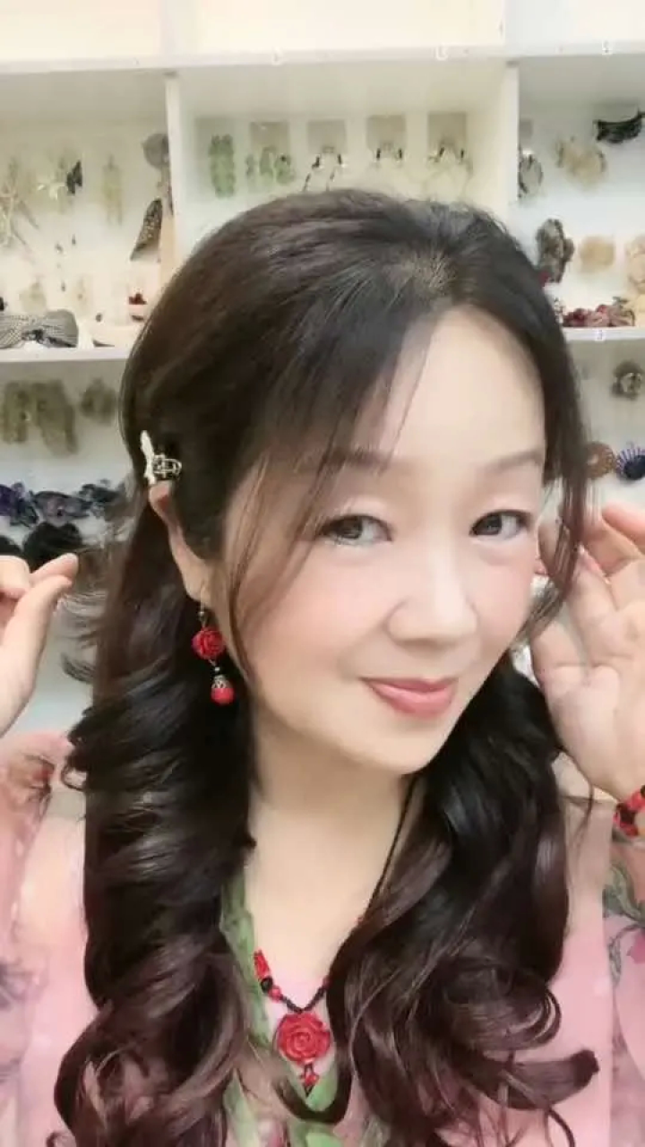假发片水波纹大波浪三片式增发量蓬松长卷发无痕隐形接发#假发#假发片#增加发量#时尚假发_腾讯视频