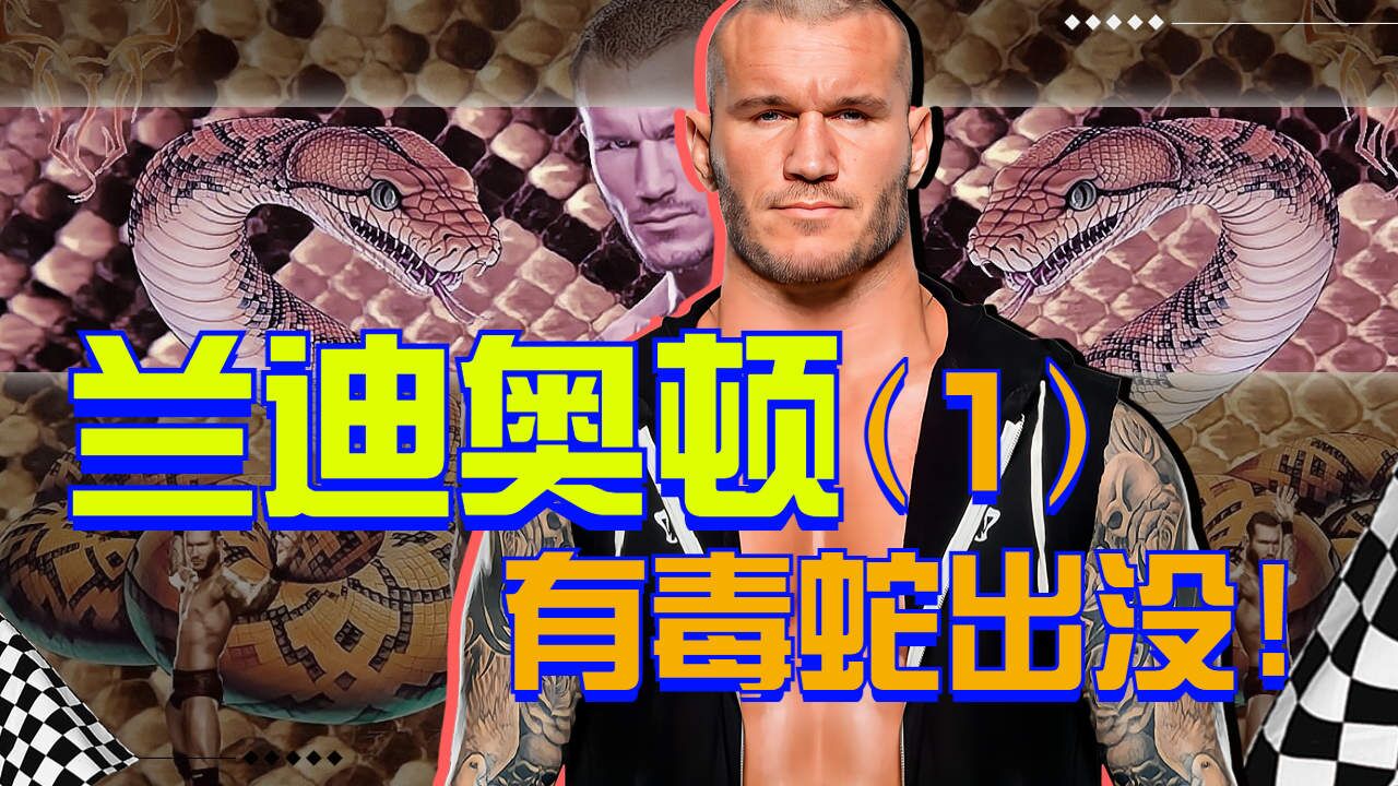 wwe八大恶人之兰迪奥顿1:请注意安全,有毒蛇出没!