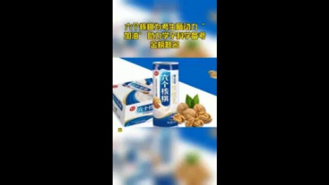 六个核桃为考生脑动力“加油” 助力学子科学备考金榜题名