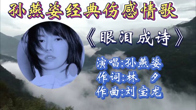 怀旧经典歌曲《眼泪成诗》孙燕姿深情演唱,歌声婉转入心,伤感旋律令人回忆满满!