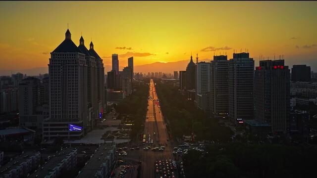 一分钟带你看西北城市银川的极致夜景#游宁夏赞宁夏