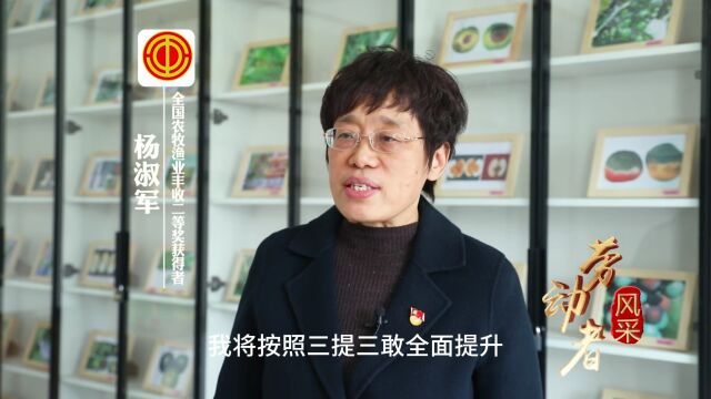 劳动者风采丨全国农牧渔业丰收二等奖获得者 杨淑军