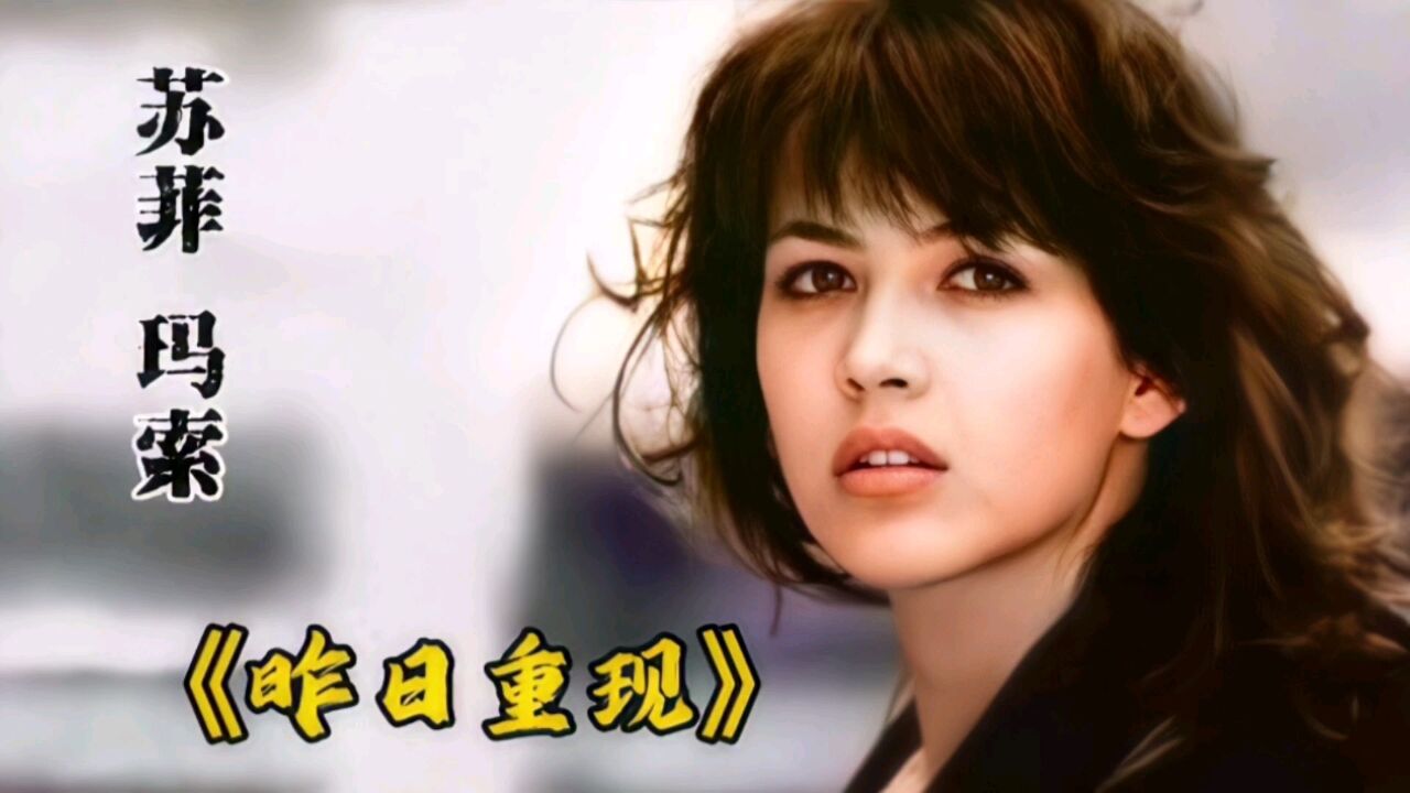 一首《昨日重现》,领略苏菲玛索盛世容颜,永不凋零的法兰西玫瑰