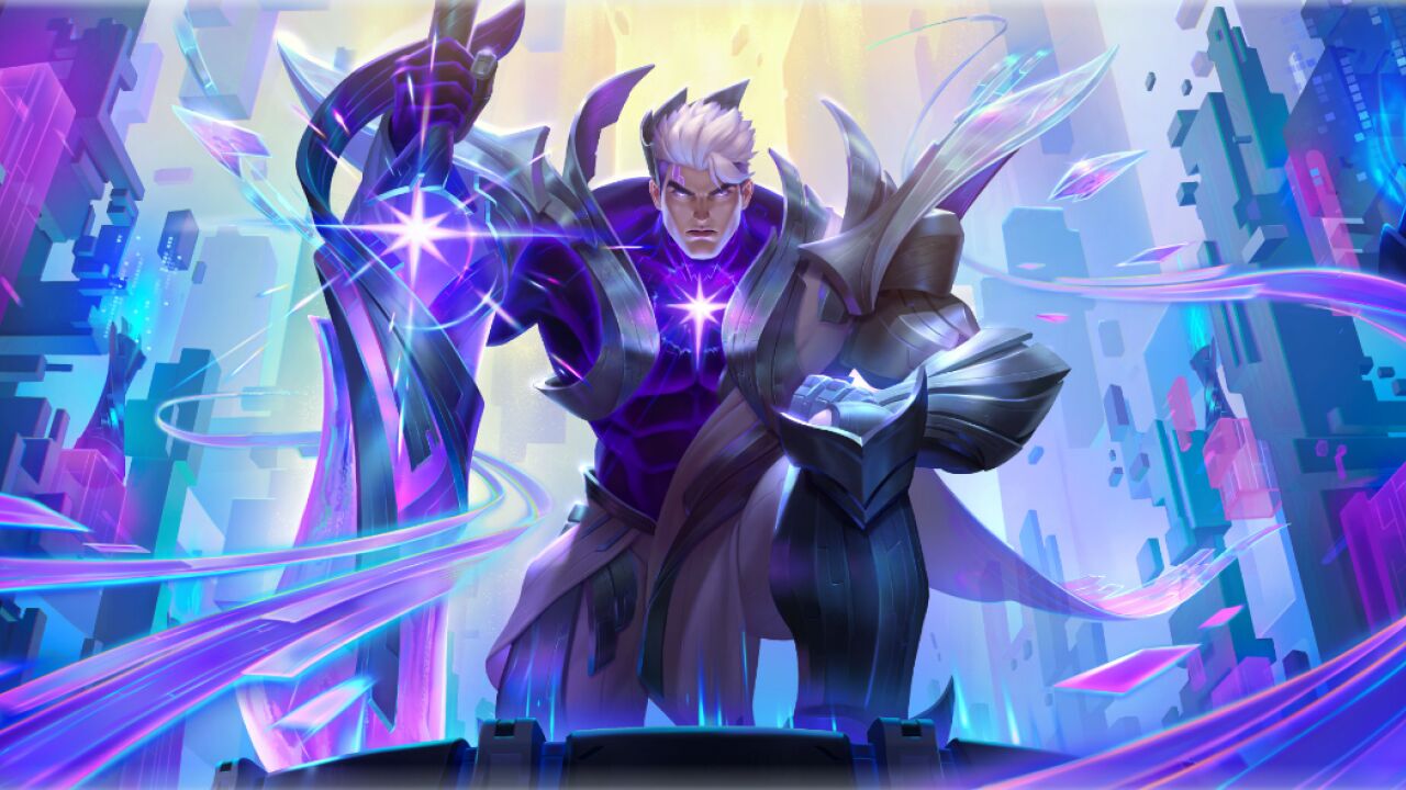 【英雄联盟手游】手游专属神话冠星耀辰 盖伦技能展示