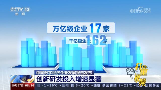 国数字经济企业发展报告发布创新研发投入增速显著