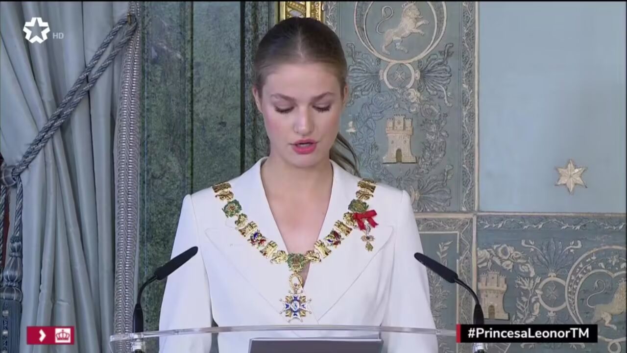 西班牙阿斯图里亚斯公主莱昂诺尔宪法宣誓:备用国家元首角色崭露头角