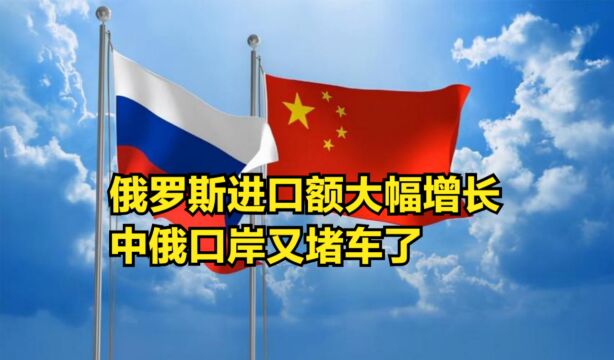 俄罗斯进口额大幅增长,中俄口岸又堵车了,我大使:责任不在中方