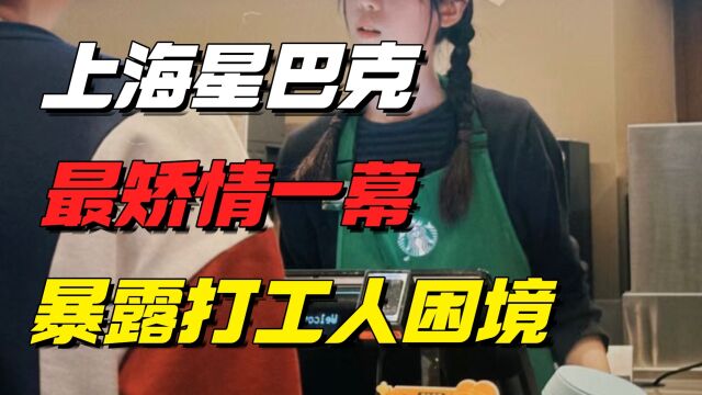 网红在上海星巴克最“矫情”一幕,让我看到了底层打工人的困境