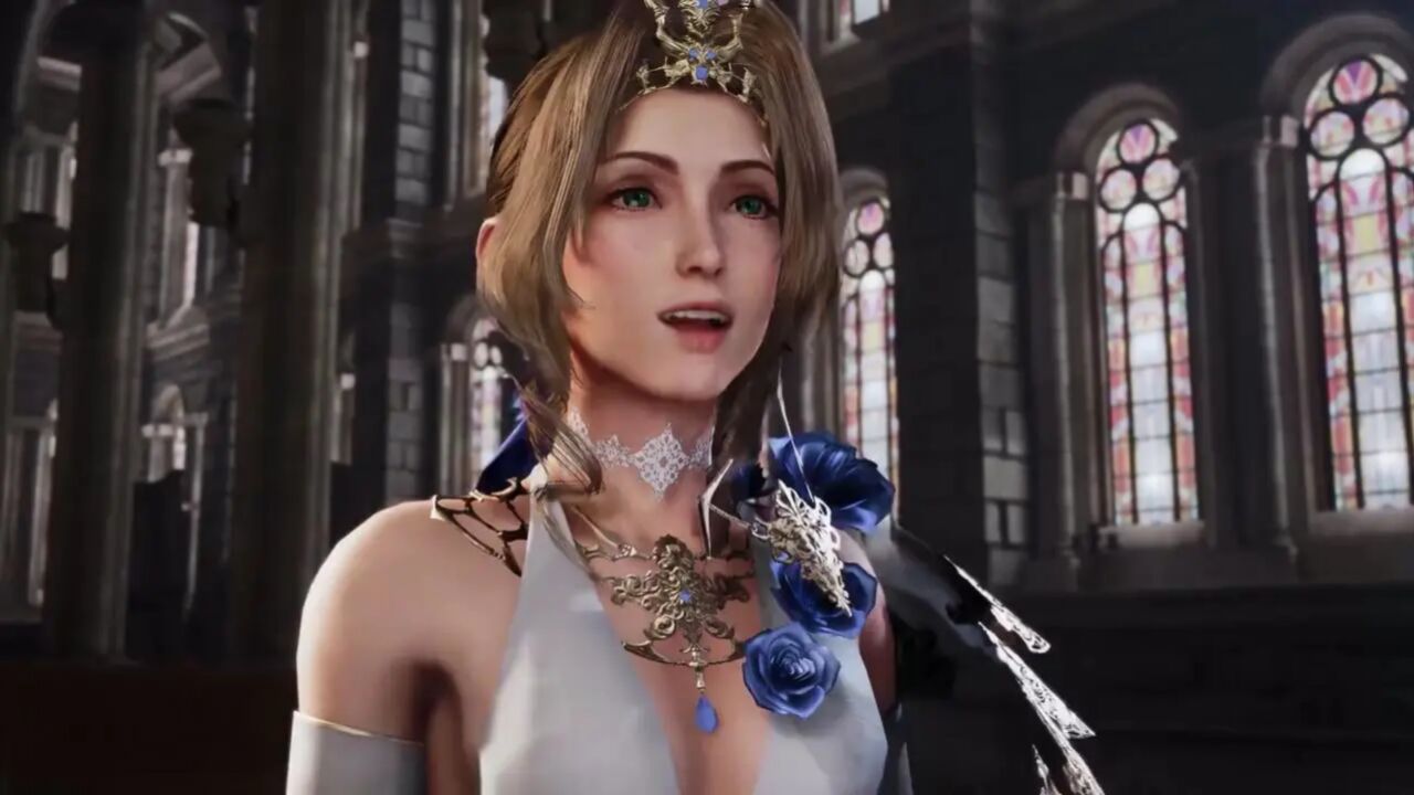 【ff7r】爱丽丝ff7ec棱镜礼服mod展示 aerith prism dress