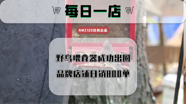 野鸟喂食器成功出圈,品牌店铺日销800单