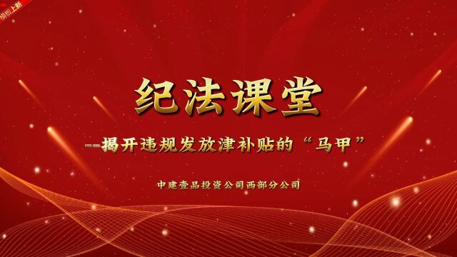 纪法课堂丨揭开违规发放津补贴的“马甲”