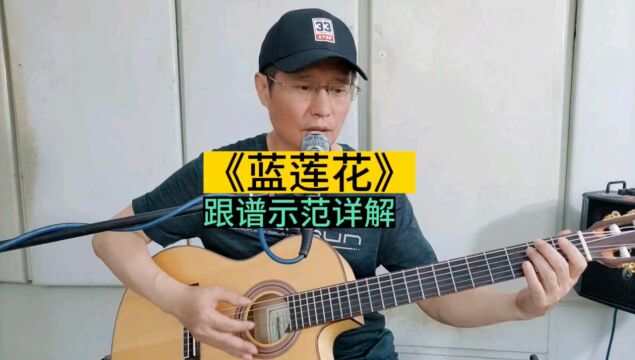 《蓝莲花》吉他独奏曲,中老年指弹精选曲目重温经典老歌