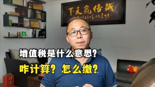 增值税是什么意思?又该怎么计算缴纳?