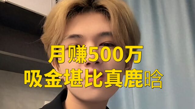 网红鹿哈模仿鹿晗月赚500万,财富来源引质疑