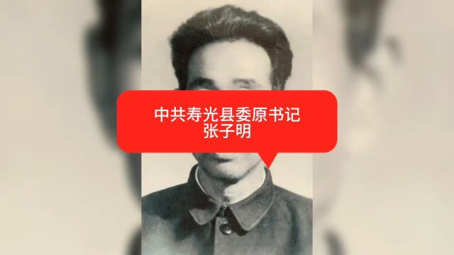 中共寿光县委原书记——张子明