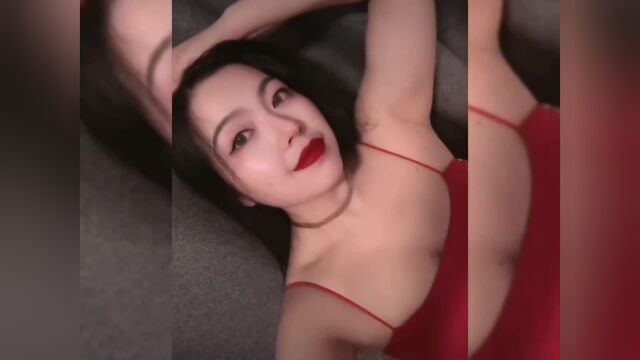 美女鉴赏系列(35)红衣吊带美少妇