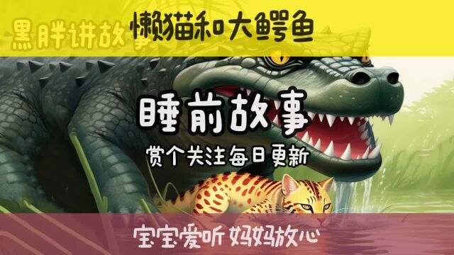 乖宝宝们喜欢听的睡前小故事 懒猫和大鳄鱼