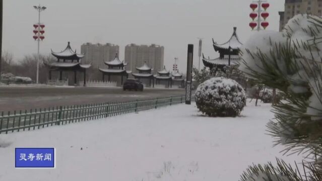 瑞雪兆丰年 我县迎来入冬后的第一场降雪