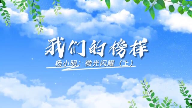 【品牌宁夏】我们的榜样——杨小明:微光闪耀(上)