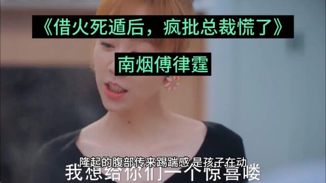 精选热文《借火死遁后,疯批总裁慌了》南烟傅律霆&全文无删减阅读