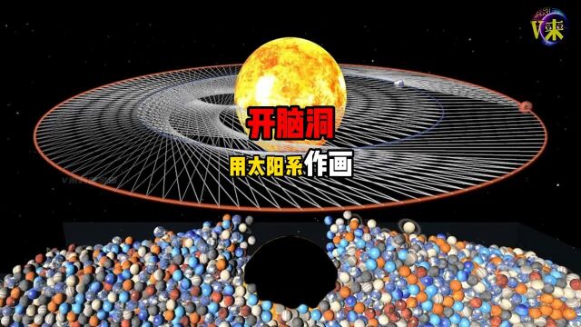 脑洞大开用太阳系来作画能画出什么呢?