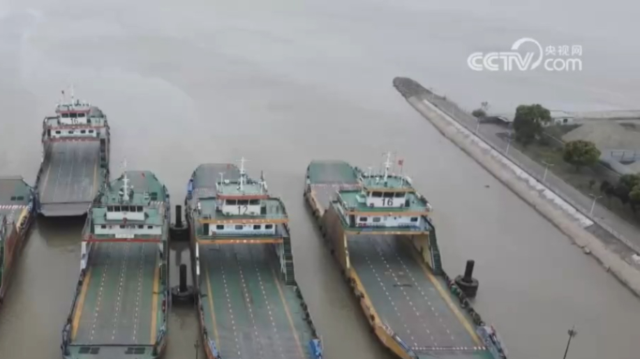 长三角多地遭遇大风天气,江苏大风警报发布,多条长江汽渡临时停航