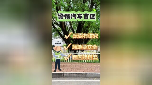 这些致命的"儿童盲区"请务必告诉孩子|六一儿童节