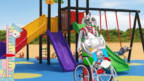 启蒙早教玩具视频:小泽塔奥特曼要遵循游玩场地的限定游玩