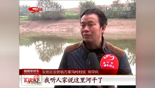 遂宁：安居区琼江河畔发现乌木 专家预测埋藏近万年