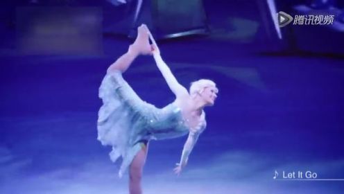 迪士尼歌舞剧太美了！冰雪奇缘真的在冰上溜冰舞蹈
