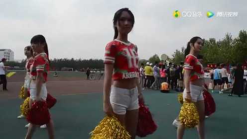 文昌中学运动会 啦啦队舞蹈