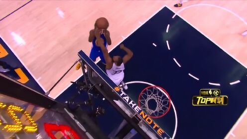 《TOP时刻》9日NBA最佳盖帽 迪奥单臂阻击杜兰特