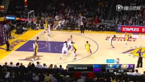 《NBA全场回放》【回放】步行者vs湖人第2节 卡鲁索接球单臂滑翔战斧石破天惊