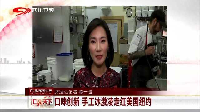 更富美感 口味创新 手工冰激凌走红美国纽约