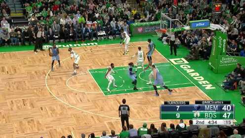 《NBA全场集锦》【原声】凯尔特人122-116灰熊 欧文狂砍38+11两双再创赛季新高