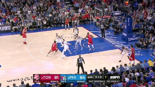 《NBA全场集锦》【原声】猛龙101-96费城 莱昂纳德39+14送绝命三分