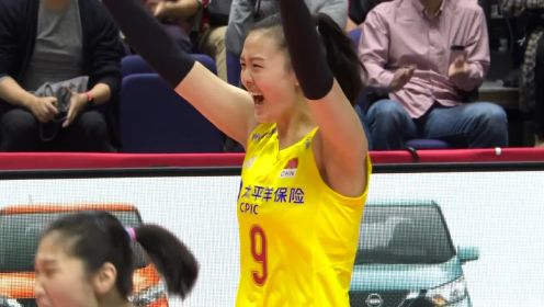 【回放】2019女排世界杯：中国vs美国 全场回放