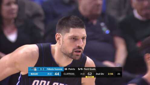 《NBA全场集锦》魔术得分艰难 武切维奇vs沙梅特对飙三分太猛了